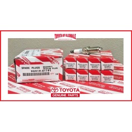 TOYOTA LAND CRUISER, SEQUOIA, TUNDRA SPARK PLUGS SET OF 8 GENUINE OE 90919-A1002