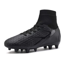DREAM PAIRS Boys Girls Soccer Football Cleats Shoes(Toddler/Little Kid/Big Kid)
