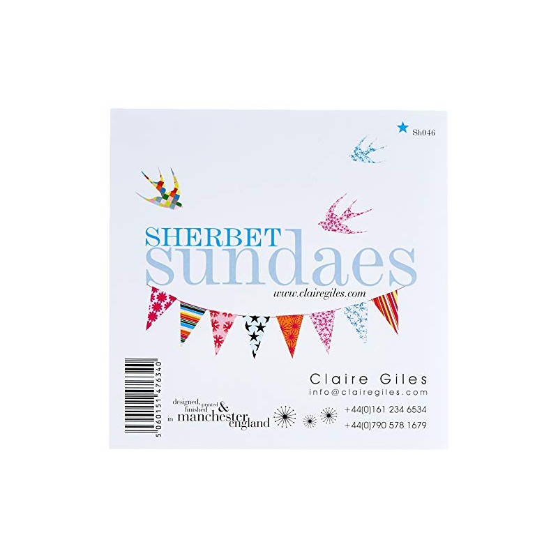 Claire Giles Sherbet Sundaes Happy Birthday Daddy Card