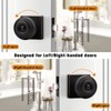 Probrico Oil Rubbed Bronze Square Door Knobs, Privacy Door Knobs