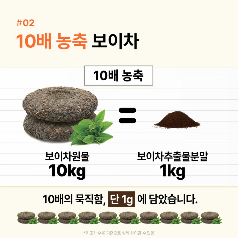 악마다이어트 바로 느껴지는 보이차 Instantly Felt Pu-erh Tea