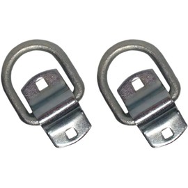 Stevens Lake Parts 2 Bolt On D Ring 1/2" Flatbed Truck Trailer Tie Down Strap Chain Rope Tow Rings