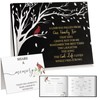 Braveriky Cardinal Funeral Guest Book - in Loving Memory Guestbook