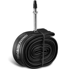 Felixstory 700x18/25C FV80MM Bike Inner Tube, Replacement for 28"/ 700C 700x18C 700x20C 700x22C 700x23C 700x25C Bicycle Tube，Heavy Duty Bike Tube, Airtightness for 120 Days Without Inflation