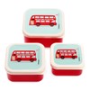 Rex London Snack boxes (set of 3) - TfL Routemaster