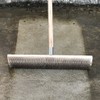 16" Heavy-Duty Rough Surface Floor Brush,Stainless Steel Wire Large Deck