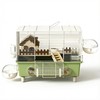 NANABIMIC 18.5" Bite-Proof Metal Hamster Cage, Fully Equipped, Easy Clean