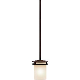 Kichler 3475OZ Hendrik Pendant, 1 Light Incandescent 100 Watts, Olde Bronze