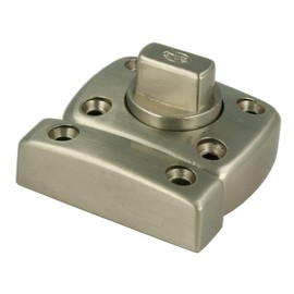 Amig - Zamak Door Bolt | Bolt Mod. 388 | Door Lock in Brushed Nickel | Door Lock Door Slider | Dimensions: 50 x 70 | Compact Screw-On Locking Bolt