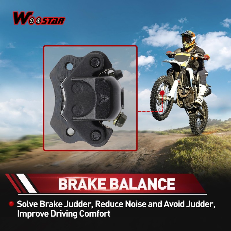 WOOSTAR Front Hydraulic Disc Brake Caliper Replacement for 110cc 150cc