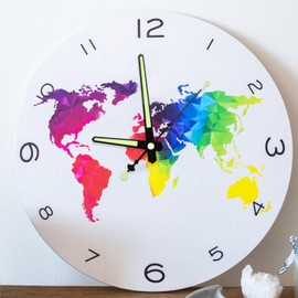 OSALADI Quartz Clock Mechanism Kit Clock Numerals Set Movement Mechanism with 6 Different Pairs of Hands Glow in The Dark for DIY Clock Repairment