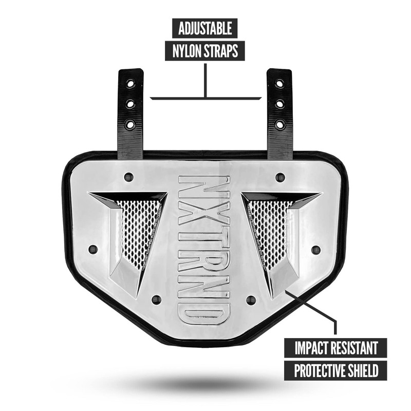 Nxtrnd Football Back Plate, Professional Football Backplates for Shoulder Pads