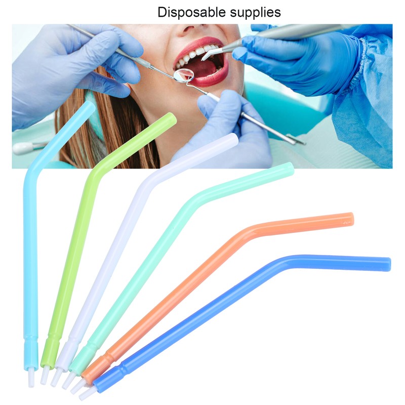 250pcs / bag Dental Air Water Spray Nozzles Tips Disposable