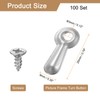 sourcing map 100Pcs Picture Frame Turn Button, Frame Backing Fasteners
