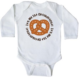 inktastic Baby's 1st Oktoberfest Long Sleeve Creeper