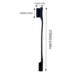 Hair Edge Control Brush 2-in-1 – 2 Pcs Double Sided Edge Brush and Comb for Perfect Edges By TBL PRO. (Pink/Green)