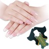 Tvoip 100Pcs/Pack Nail Form Stickers Extension Tips Guide Extension French