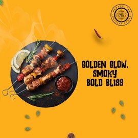 PACK of 6 - Turmeric Tandoori Rub 2.3 oz (65 gm) w/Convenient Dual Sifter Cap Bold Smoky Golden Flavor| For Marinating Seasoning Flavoring |Non-Bioengineered Vegan Gluten Free by Pride of India