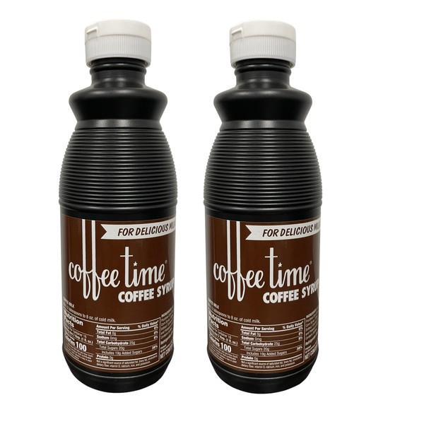 Coffee Time Coffee Syrup 16oz - 2 Pack