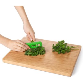 1PC Green Herb Stripper - Kale Kitchen Gadgets/Leaf Stripping Tool/Separator Good Grips Herb and Kale Stripping Comb,Herb Stripping Tool