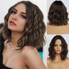Pelucas Onduladas para Mujer, Frente de Encaje lace front, 14