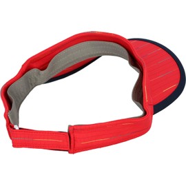 Fila Tennis VL9311 Women's Tennis Visor Sun Visor, Fila Red, Free size