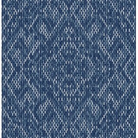Felix Indigo Geometric Wallpaper
