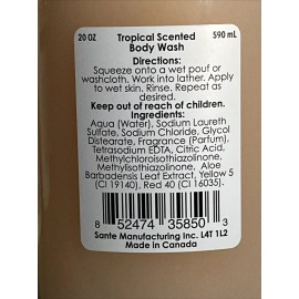 inspire 2 EVE St . CLAIRE. Body Wash, Tropical Scented 20 OZ