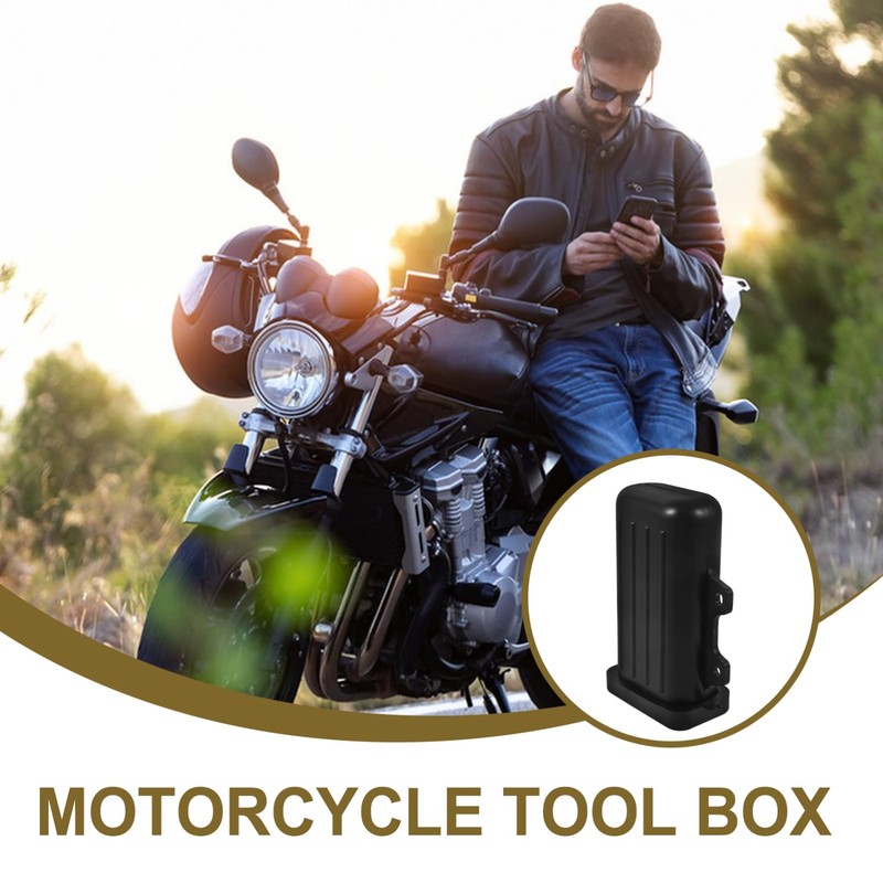 ULTECHNOVO Motorcycle Tool Holder Storage Box for Motorcycle Toolbox Easy