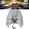 Motorcycles Wind Deflector Front Windshield W/V Lights LED Turn Signals
