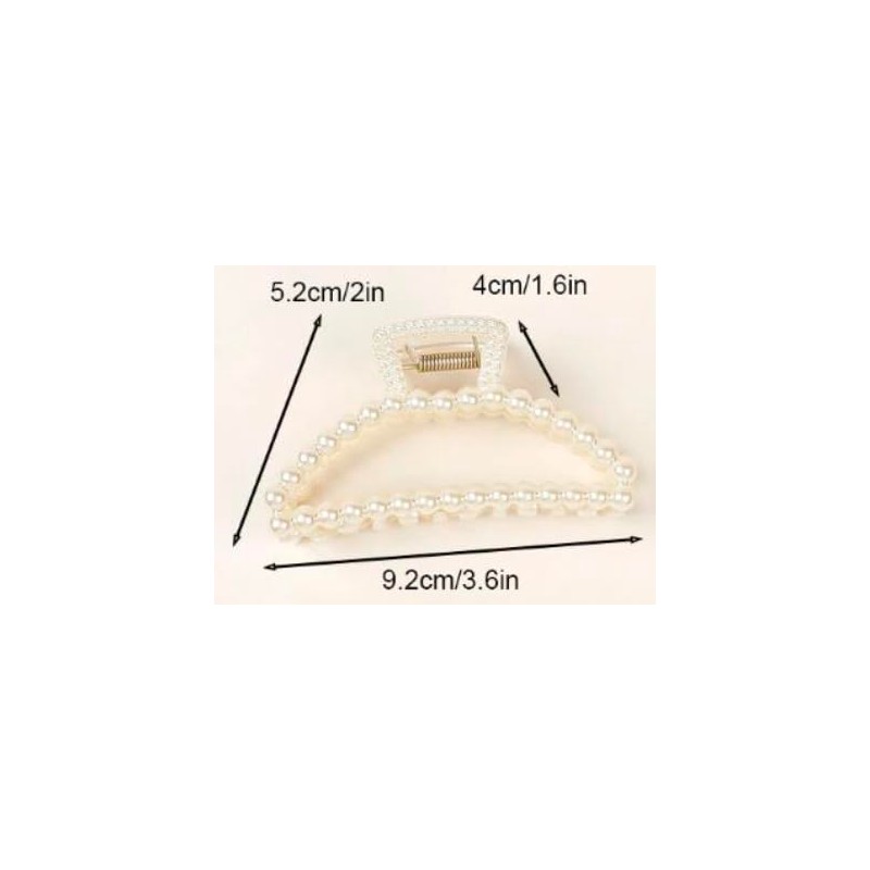 Seleny Pearl Claw Clips (Hollow, 11 cm)