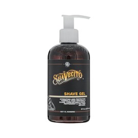 Suavecito Shave Gel for Men, Provides a Smooth and Precise Shave Moisturises and Protects Skin from Razor Burn, Transparent Formula for Accurate Shaving, Ideal for All Skin Types 237ml