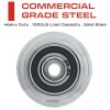 Sidco Supply 3" Inch V-Groove Wheel Solid Steel Sliding Gate