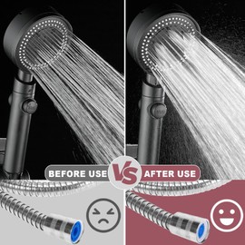 HINZIC 10pcs Shower Flow Reducer Limiter, GPM 1.8/2.0/1.5/2.5/3.0 Shower Head Flow Restrictor, Water Flow Water Saver Adapter for Handheld Shower, Bathroom, Toilet