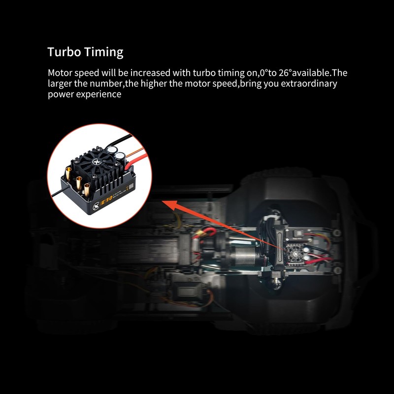 XC E10 Sensored Electric Brushless Motor Controller for RC Car,