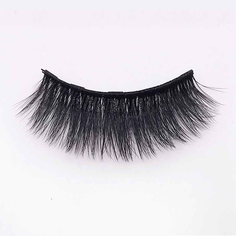 20pcs Magnetic 3D False Eyelashes Reusable Fluffy Magnetic Artficial Lashes