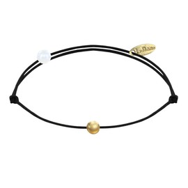 LES POULETTES BIJOUX - Bracelet Link Small Gold-Plated Pearl - Classics, Synthetic base metal (not specified) and gold-plated, no stone