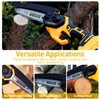 MoJoTools 2-in-1 Cordless Mini Chainsaw & Pole Saw – 15FT