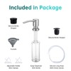 Brushed Nickel Soap Dispenser for Kitchen Sink, Built in Sink