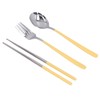 304 Stainless Steel Fork Spoon Chopsticks Set Flatware Reusable Utensils