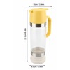 No-Drip Glass Honey Dispenser with Trigger Handle – Syrup Pourer