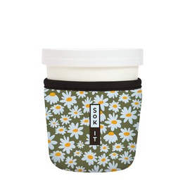 Sok It Ice Cream Sok Insulated Neoprene Cover (Chamomile China, Fits Tapered Ice Cream Pints)