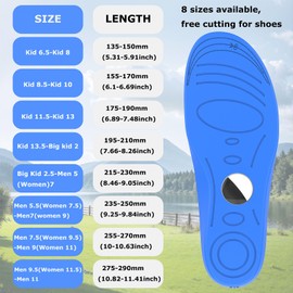 Dingfeiyu Airtag Hidden Insoles Children, Airtag Holder GPS Tracker Case, Suitable for Children (XXXXL: 275-290 mm)
