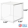 STORi Stackable Clear Plastic CD Organizers (2 Pack) Cube Jewel