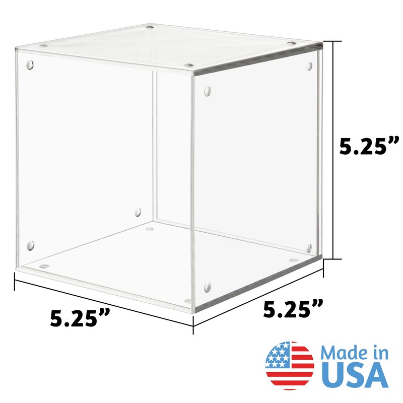 STORi Stackable Clear Plastic CD Organizers (2 Pack) Cube Jewel