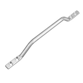 SAQXK Aluminum RV Grab Door Handle, Trailer Ramp Gate Door Handle Truck Rear Door Side Door Inside Handle Assist Entry, 13.5 Inch Camper Long Handle Solid Round Heavy Duty Surface Mounted