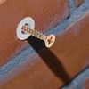 iplusmile Drywall Anchor and Screw Kit 20 Sets Self-Tapping Wall