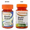 Pharmatech Biotina 10000mcg 120 Cápsulas Blandas