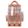 Disconnect Knife Switch Full Copper Transparent Shell 3 Pole Double