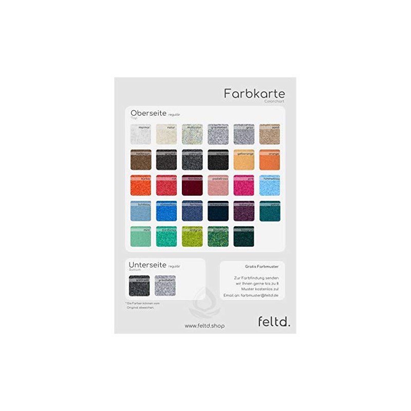 Eco felt cushion suitable for Magis Chair One – underside